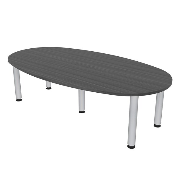 Skutchi Designs 45.25 in W, 84 in L, 29 in H, Engineered Wood Top, Grey HAR-BOVL-46X84-PT-AN - main